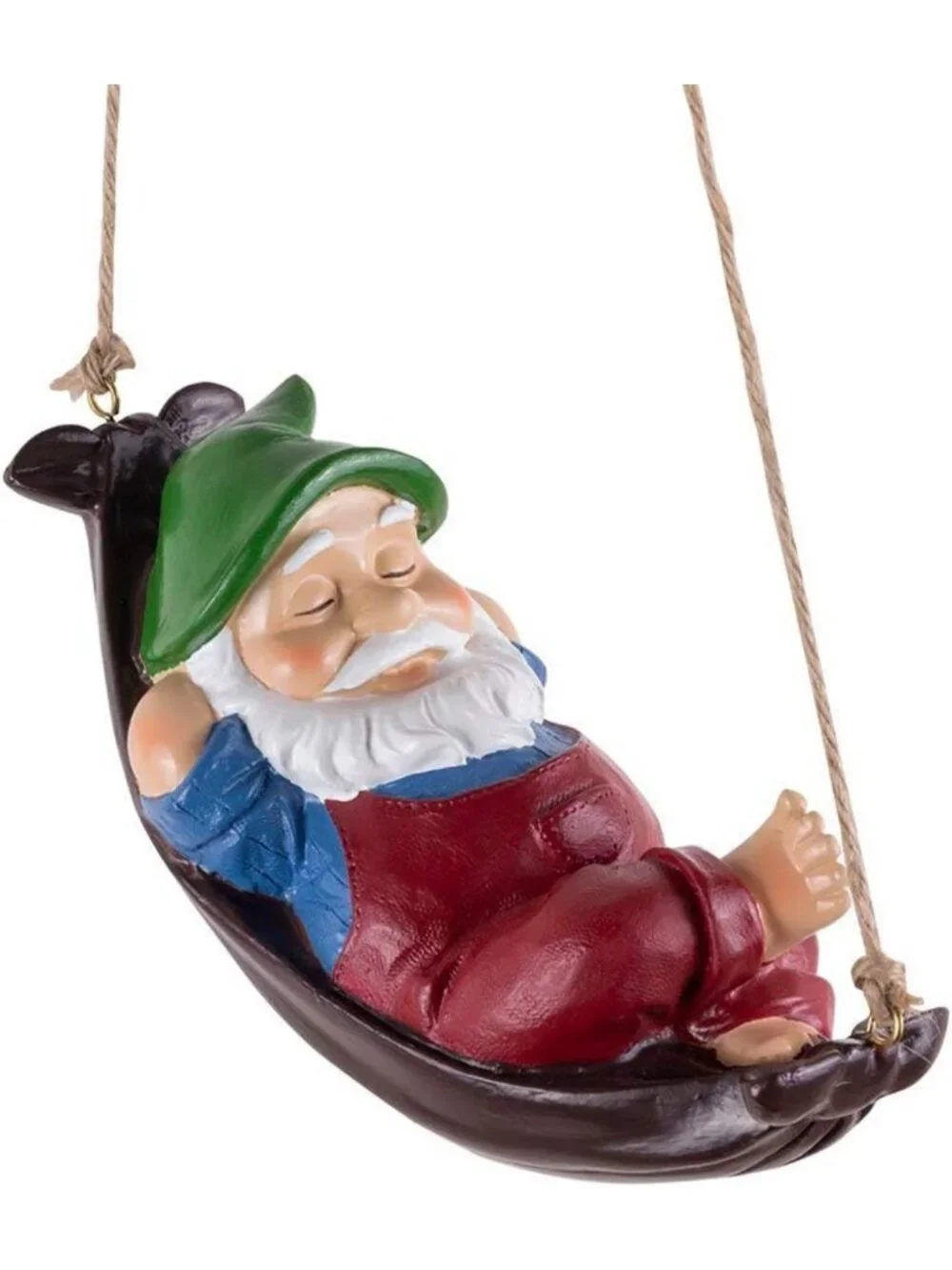 Cute Outdoor Gnome Yard Decor - Resin Hanging Statues for Garden & Backyard Art